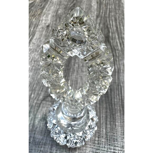 Imperial Glass Art Deco Crystal Vintage 1940's Style Perfume Bottle/Stopper - Picture 7 of 7